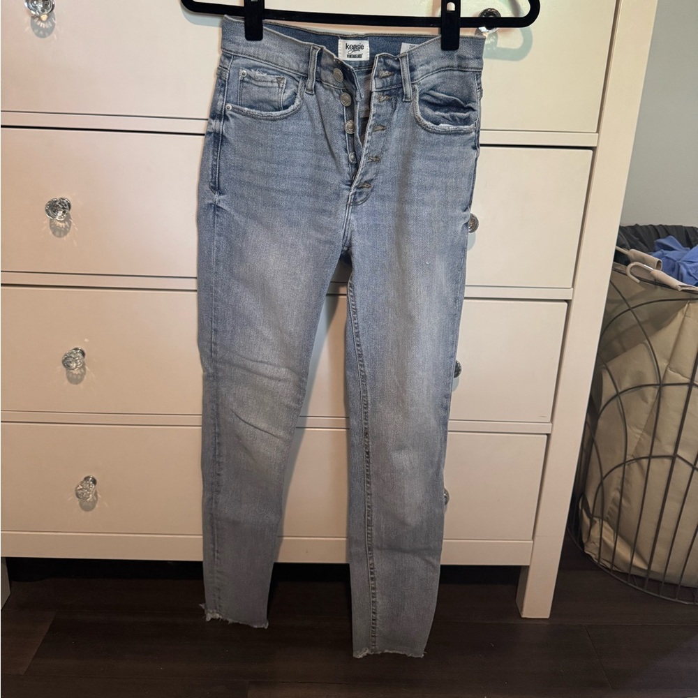 Kensie High Rise Light Blue Jeans